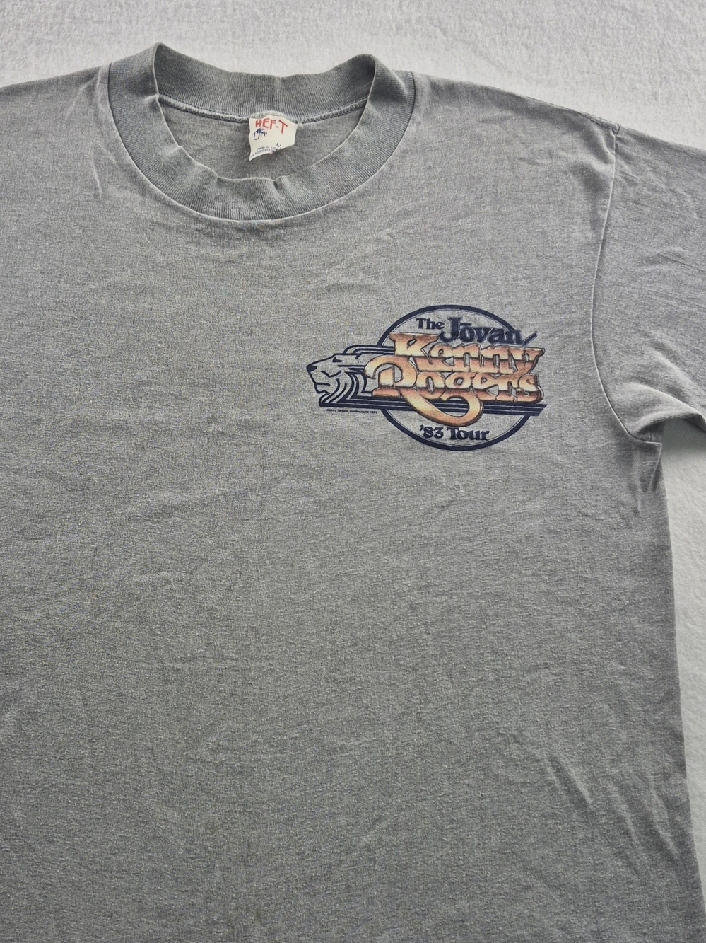 Vintage 1983 Kenny Rogers The Jovan Tour T-Shirt - Very Good Condition